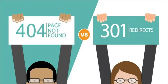 What’s Less Harmful: 301 Redirect or “404 Error Pages”?